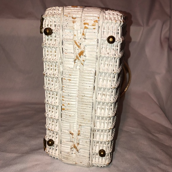 Rare Midas of Miami vintage wicker purse - Picture 4 of 8